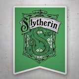 Car & Motorbike Stickers: Slytherin Emblem in Triangular Shield 3