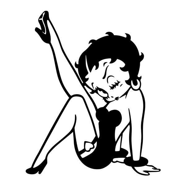 Car & Motorbike Stickers: Betty Boop