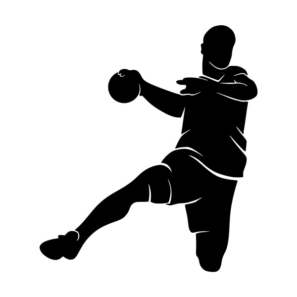 Car & Motorbike Stickers: Handball shooting