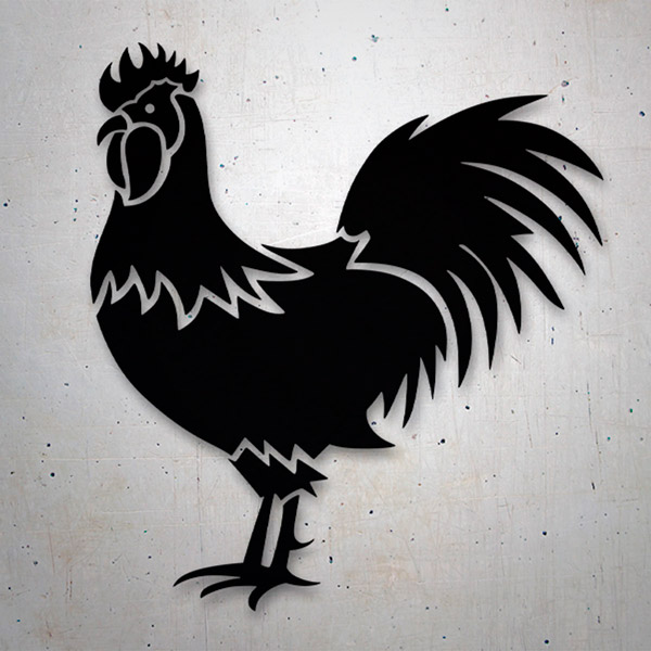 Car & Motorbike Stickers: Rooster