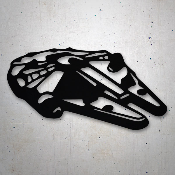 Car & Motorbike Stickers: Millennium Falcon YT-1300