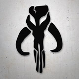 Car & Motorbike Stickers: Mandalorian 2