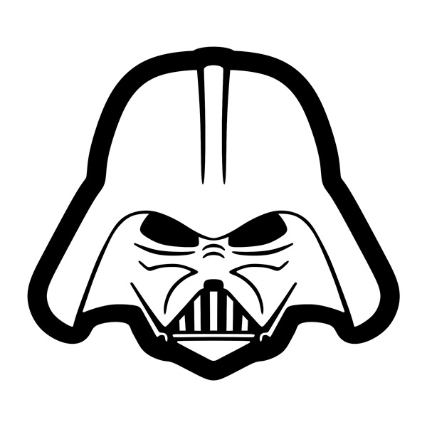 Car & Motorbike Stickers: Darth Vader Helmet