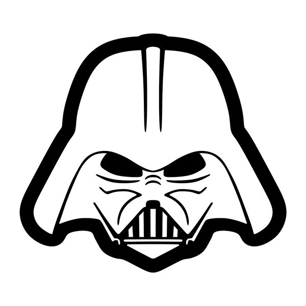 Car & Motorbike Stickers: Darth Vader Helmet