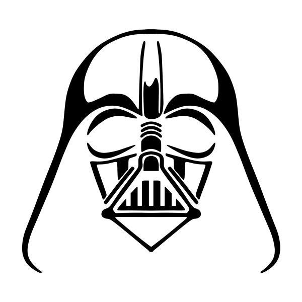 Car & Motorbike Stickers: Darth Vader Helmet II