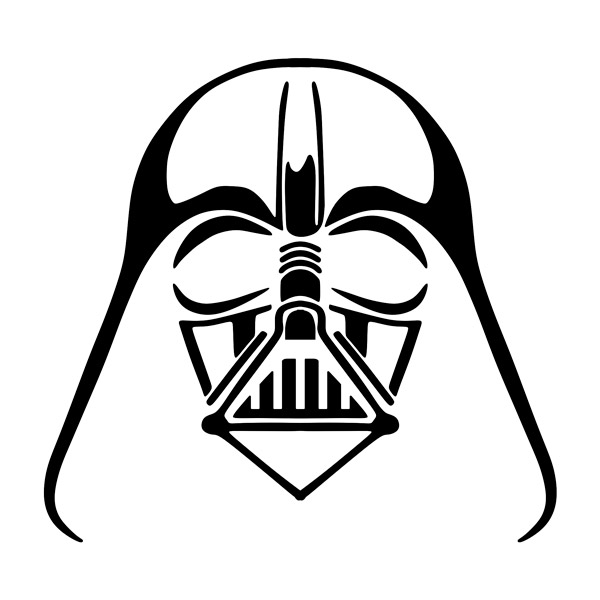 Car & Motorbike Stickers: Darth Vader Helmet II