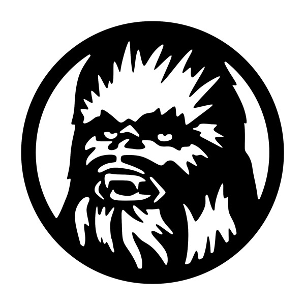 Car & Motorbike Stickers: Chewbacca