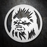 Car & Motorbike Stickers: Chewbacca 2