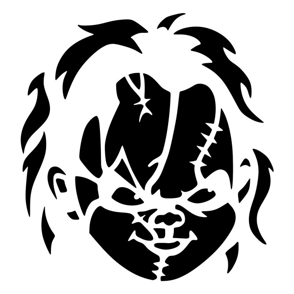 Car & Motorbike Stickers: Chucky