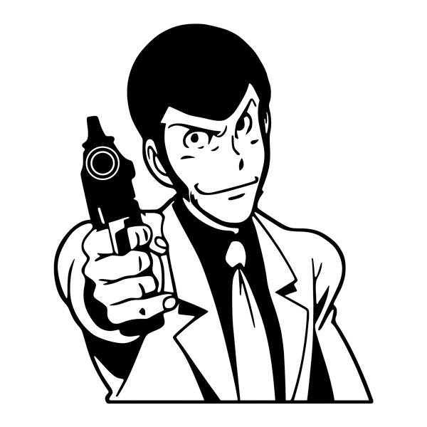 Car & Motorbike Stickers: Arsenio Lupin II