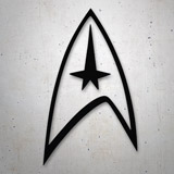 Car & Motorbike Stickers: Star Trek Starfleet 2