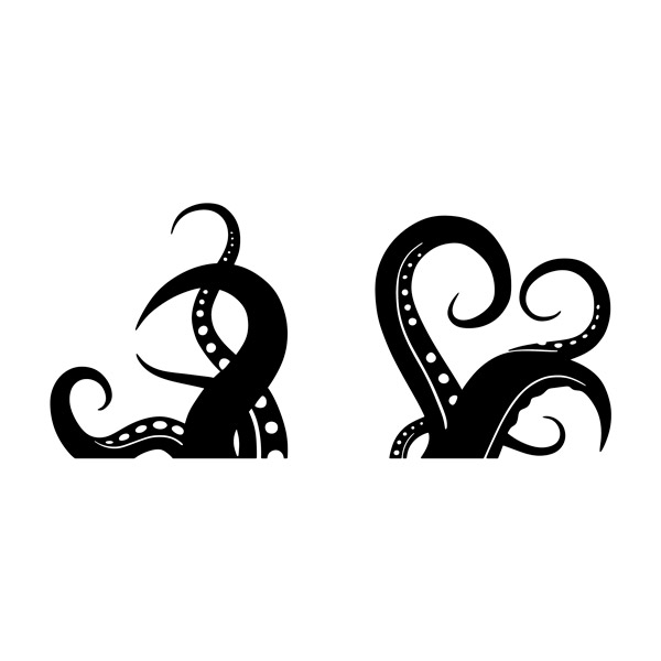 Car & Motorbike Stickers: Octopus tentacles