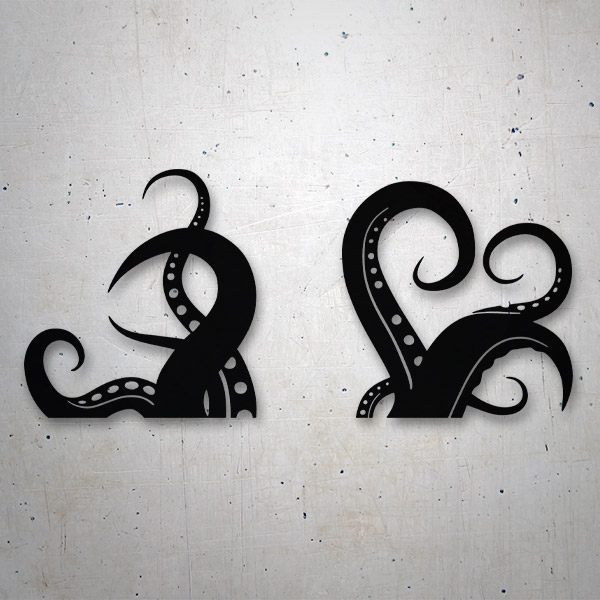 Car & Motorbike Stickers: Octopus tentacles