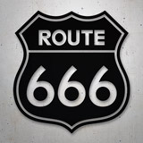 Car & Motorbike Stickers: Route 666 2