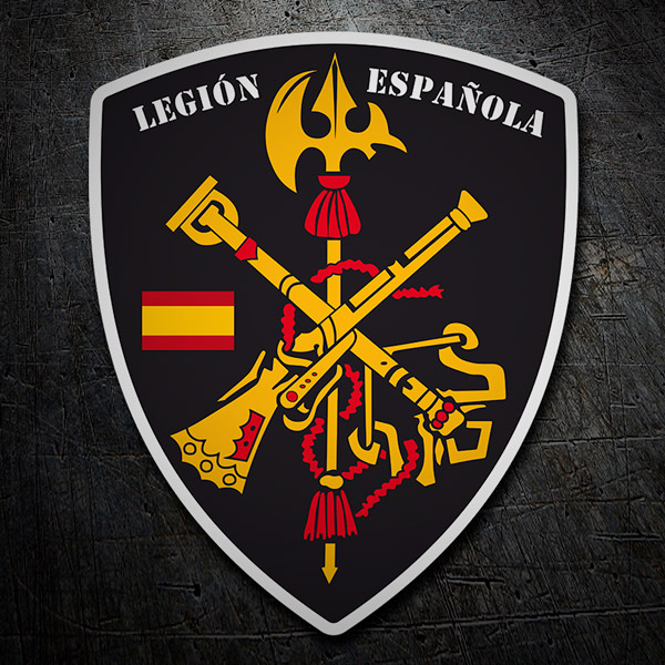 Car & Motorbike Stickers: Spanish Legion Shield