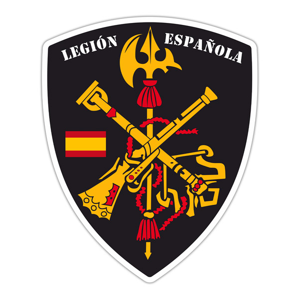 Car & Motorbike Stickers: Spanish Legion Shield