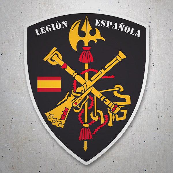 Car & Motorbike Stickers: Spanish Legion Shield