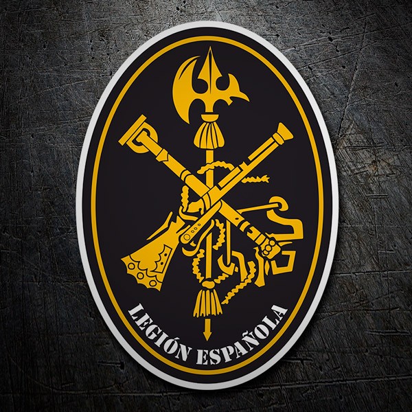 Car & Motorbike Stickers: Spanish Legion Oval