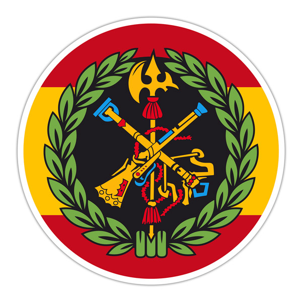 Car & Motorbike Stickers: Spanish Legion Circle