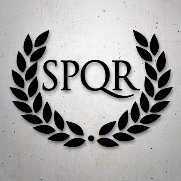 Car & Motorbike Stickers: SPQR Roma