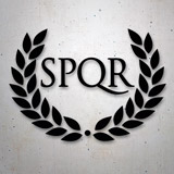 Car & Motorbike Stickers: SPQR Roma 2