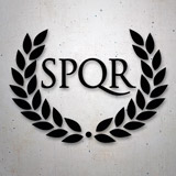 Car & Motorbike Stickers: SPQR Roma 2