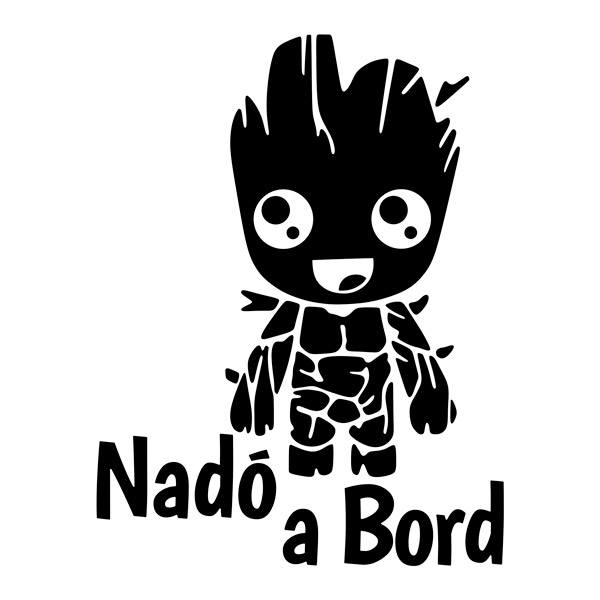 Car & Motorbike Stickers: Groot on board - Catalan