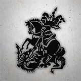 Car & Motorbike Stickers: Martyr Knight, Saint George 2