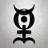 Car & Motorbike Stickers: Esoteric Symbol 2