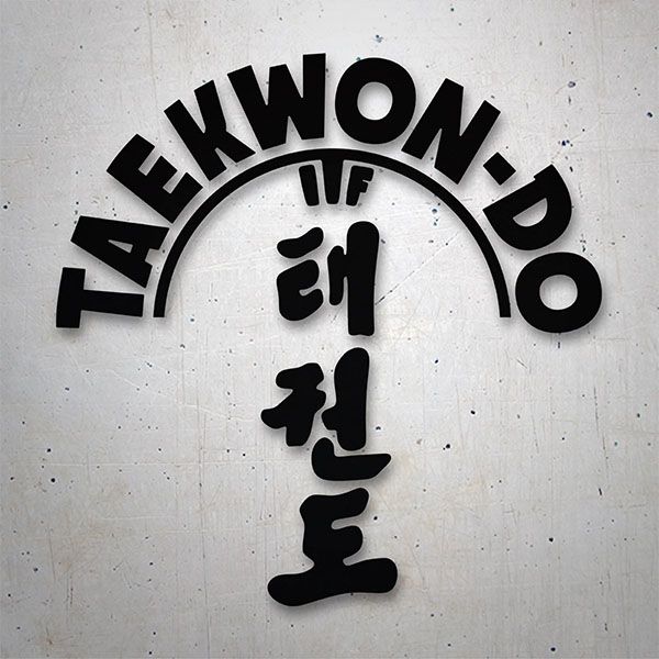 Car & Motorbike Stickers: Taekwondo