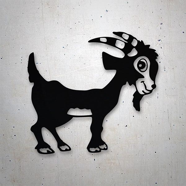 Car & Motorbike Stickers: Kid goat