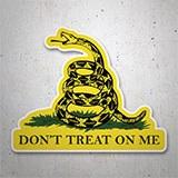 Car & Motorbike Stickers: Don´t treat on me 3