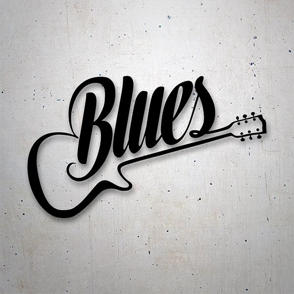 Car & Motorbike Stickers: Blues