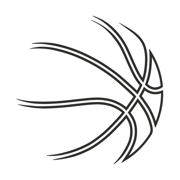 Car & Motorbike Stickers: basketball silhouette sticker