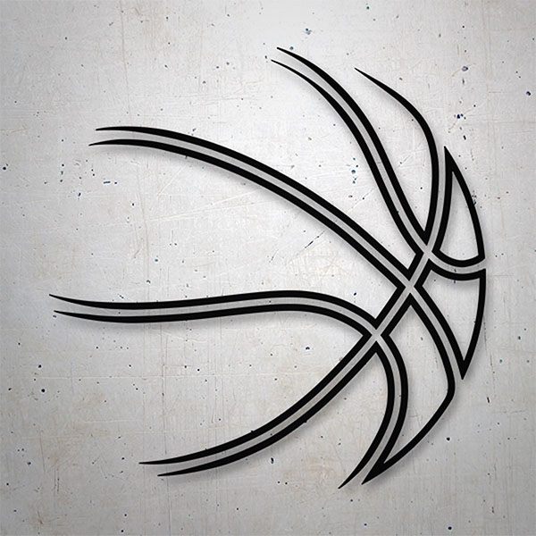 Car & Motorbike Stickers: basketball silhouette sticker