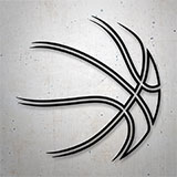 Car & Motorbike Stickers: basketball silhouette sticker 2