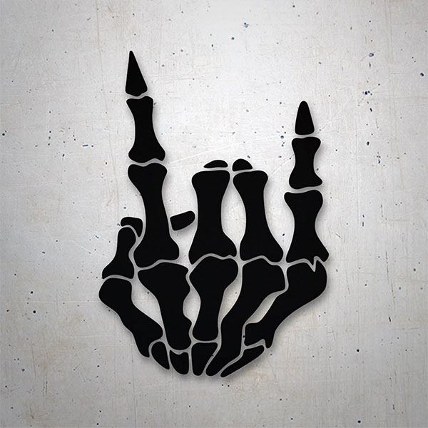 Car & Motorbike Stickers: Skeletal Hand