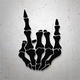 Car & Motorbike Stickers: Skeletal Hand 2