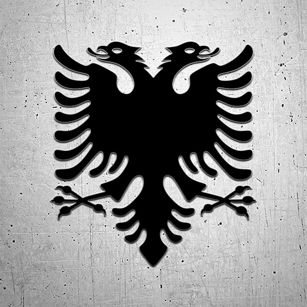 Car & Motorbike Stickers: Albania Shield