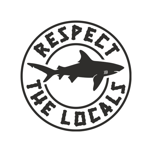 Car & Motorbike Stickers: Respect the locals