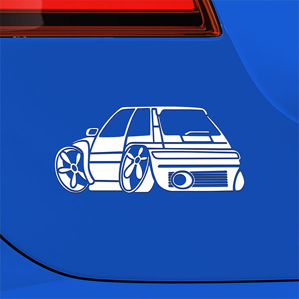 Car & Motorbike Stickers: Renault 5 Turbo Cup