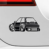 Car & Motorbike Stickers: Renault 5 Turbo Cup 2