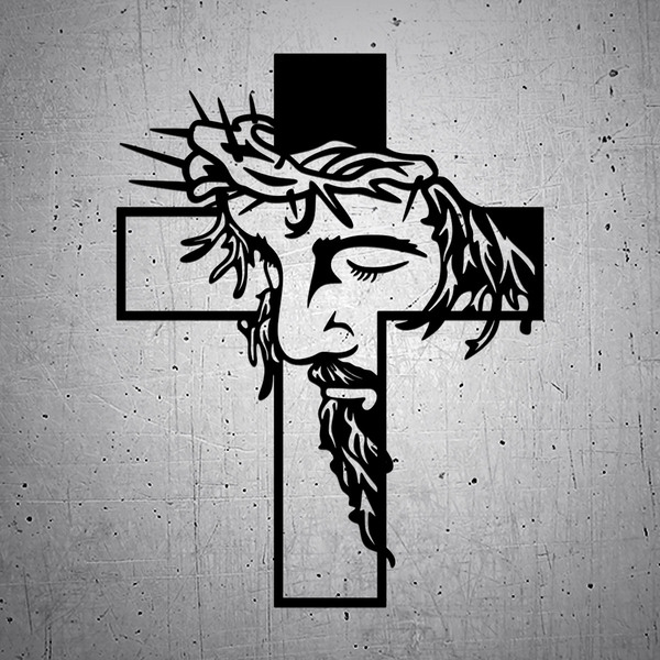 Sticker Holy Cross of Jesus