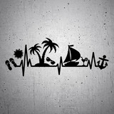 Car & Motorbike Stickers: Beach elements 2