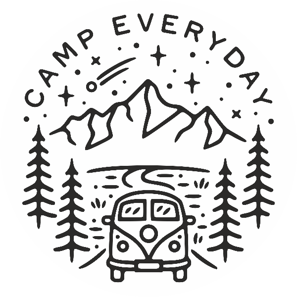 Car & Motorbike Stickers: Camp Everyday Caravan