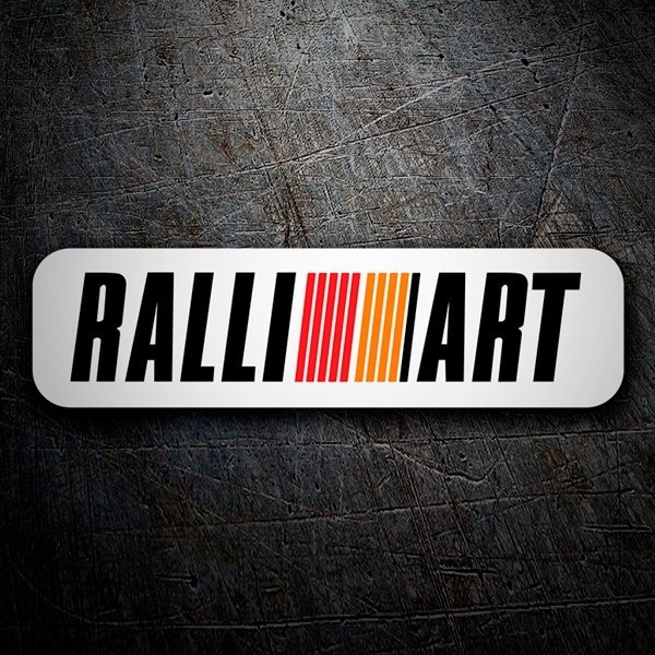 Car & Motorbike Stickers: Ralli Art 4 with Color Stripes