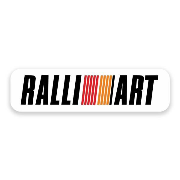 Car & Motorbike Stickers: Ralli Art 4 with Color Stripes