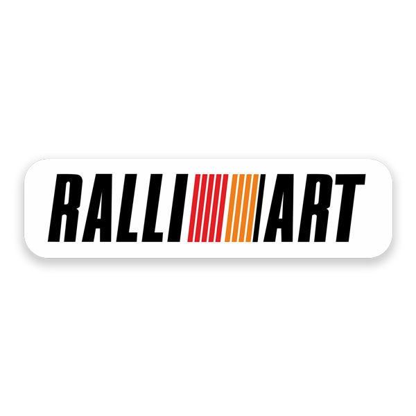 Car & Motorbike Stickers: Ralli Art 4 with Color Stripes