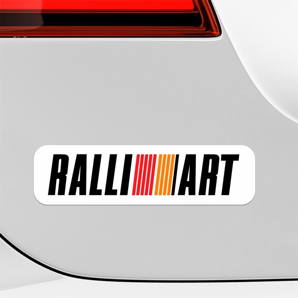 Car & Motorbike Stickers: Ralli Art 4 with Color Stripes