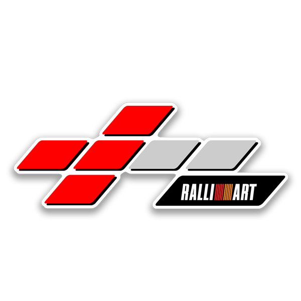 Car & Motorbike Stickers: Ralli Art 5 with Geometric Stripes